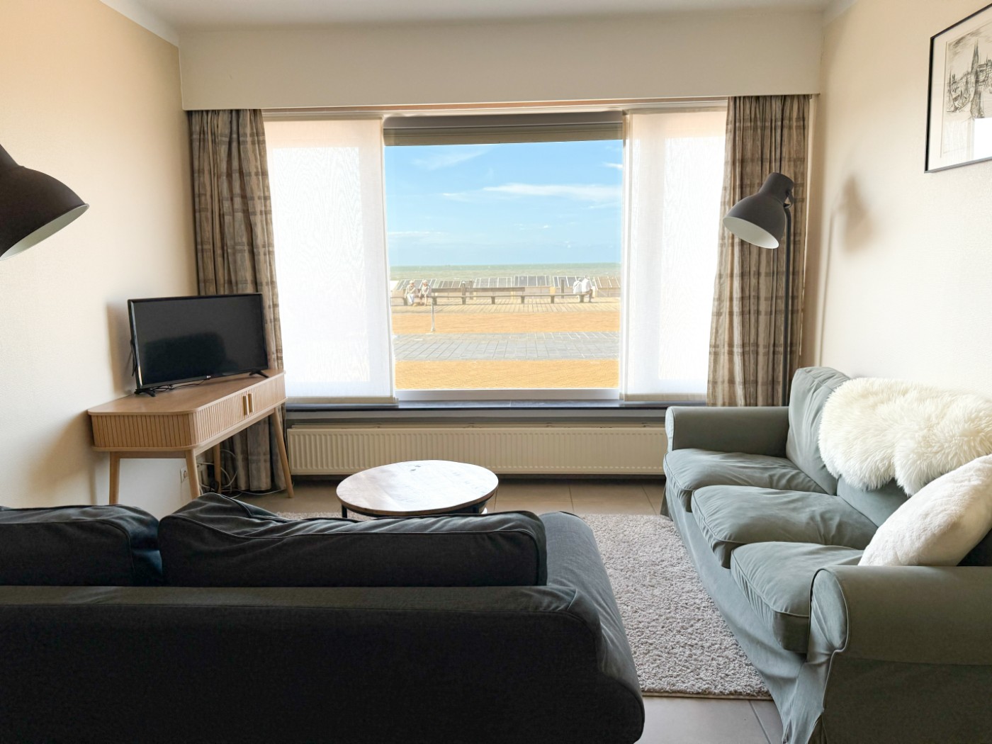 Uitzicht vanuit de eetkamer