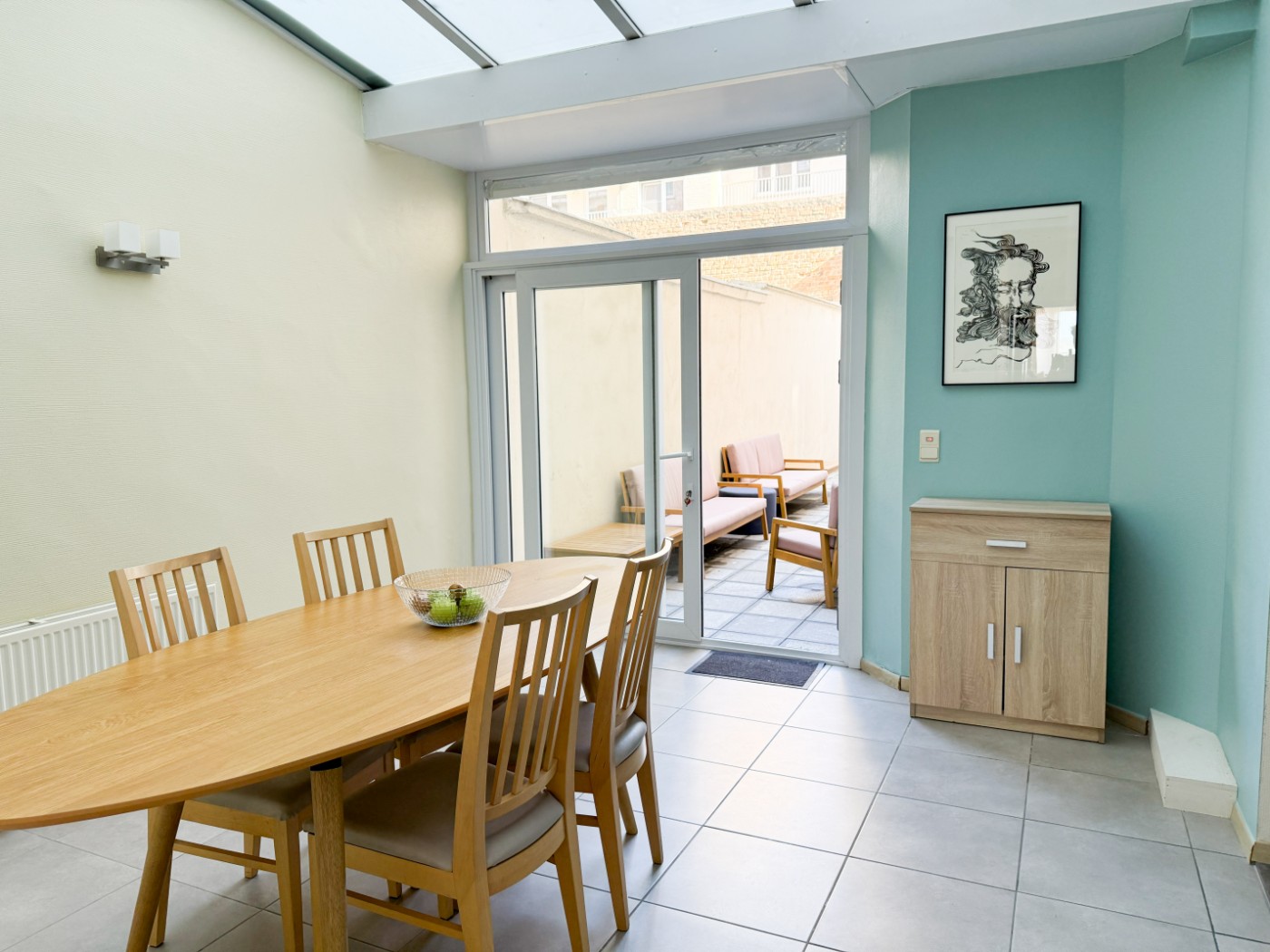 Wintertuin met toegang terras