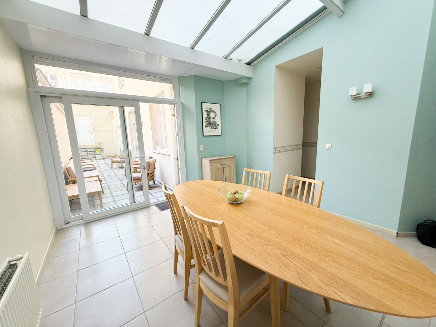 Wintertuin met toegang terras